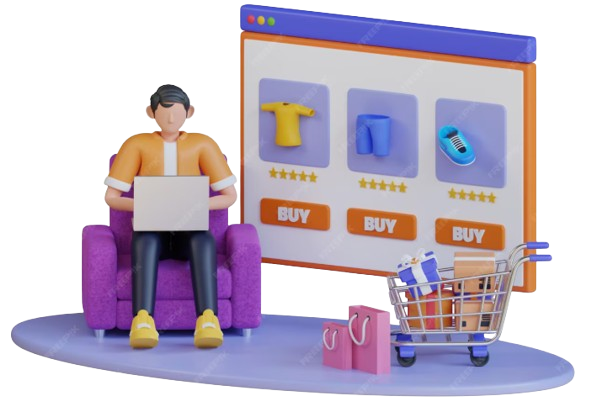 E-commerce Website Illustration