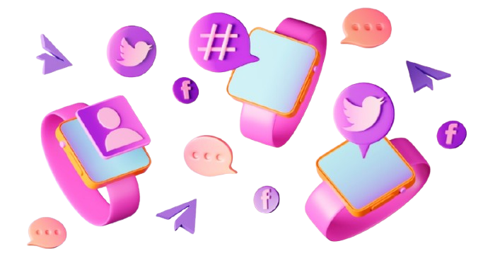 Social Media Marketing Strategy Illustration